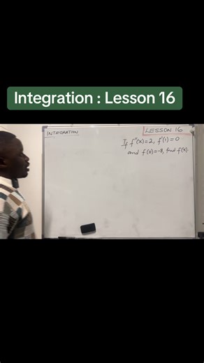 Integration Lesson 16