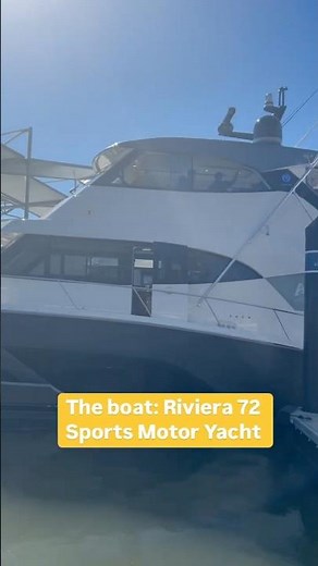 The Riviera 72 Sports Motor Yacht, what powers it and where you take control. 🛥️