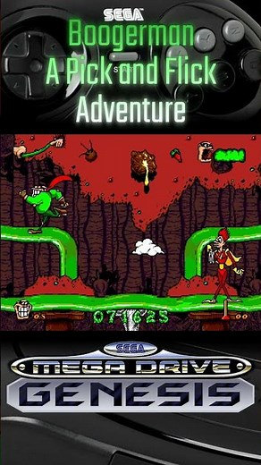 Boogerman: A Pick and Flick Adventure (Sega Mega Drive/ Genesis) #retrogaming