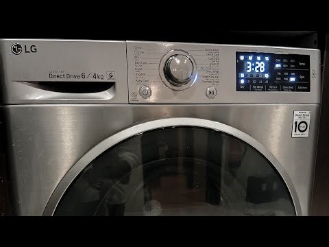 how to use LG (inverter) Direct Drive 6 4KG washing machine 