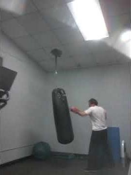 Anthony Wall Punching Heavy Bag for Sports Video