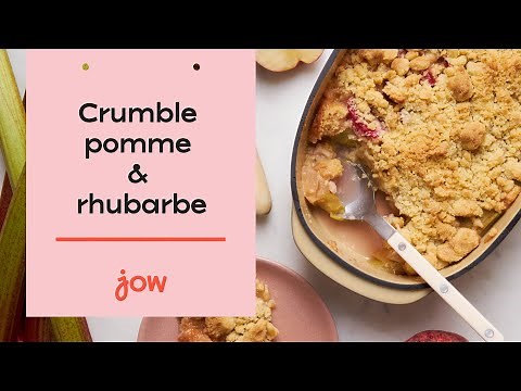 Recette du Crumble pomme & rhubarbe