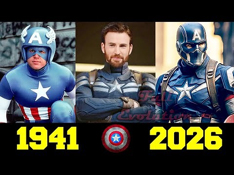 Captain America - Evolution (1941 - 2026)! All appearances in Cartoons and Movies!