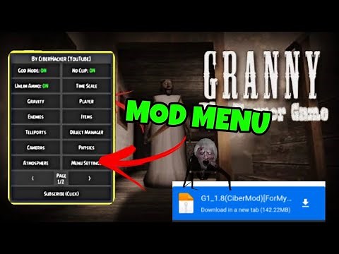 How to Download GRANNY 1.8 MOD MENU || Granny v1.8 update mod