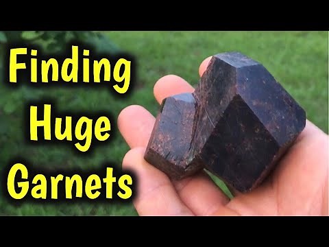 Cave Mining for Huge Garnet Gems in North Carolina