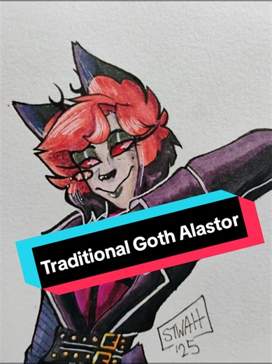 Trad Goth Alastor Art: A Unique Drawing Experience