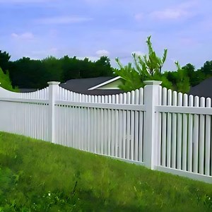 [Hot Item] Vinyl Picket Fence with Post for Outdoor Yard House and Garden