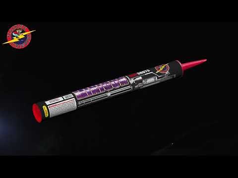 FF1182 Flashing Fireworks Minigun Roman Candle 668 Shots