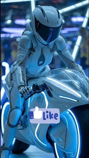 “Ultra Modern Flying Bike & Futuristic Woman Rider | Next Level Sci-Fi Technology 2050”