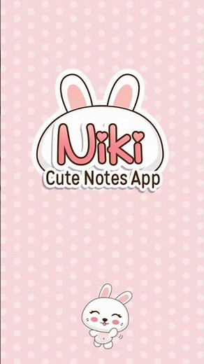 cute app / Niki cute notes app / good app / notesapp