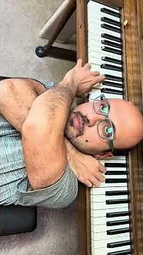 How does playing piano backwards feel? Well very touch I can say.