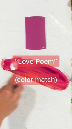 Color Match Love Poem in Oil Paint | ASMR Art Compilation