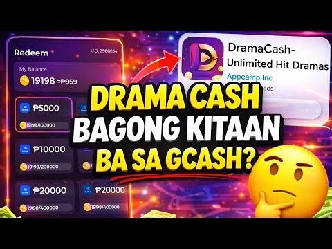DRAMA CASH 🎉 BAGONG APP PARA KUMITA SA GCASH?? LEGIT OR SCAM?(Honest Review & Tutorial)✅