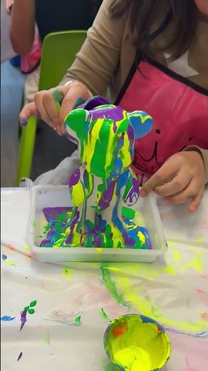 Así pintamos un oso de cerámica 💖🎨 | Arte para niños