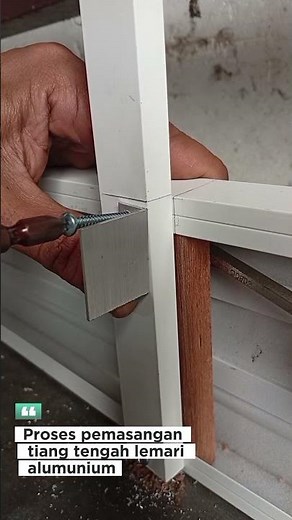 Lemari pintu geser alumunium #diy #woodscraft #woodscraft #tutorial #woodworking