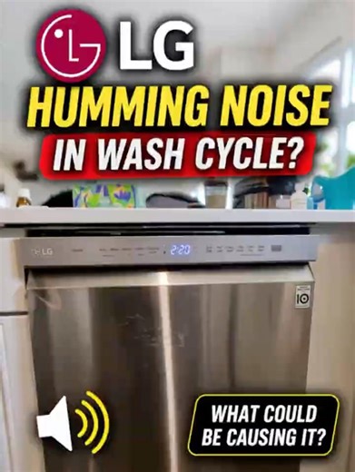 LG dishwasher make humming noise ?