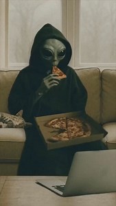 9.3K views · 3.4K reactions | lazy sunday / animation of my collage art, “rainy saturday” #alien #scifi #scifiart #collageart #collages | Caitlyn Grabenstein - cult.class | Facebook