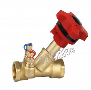 [Hot Item] Static Balance Valve Manual Control Ball Valves Water Flow Brass Balancing Valve