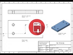 How to save a CATIA V5 Drawing to PDF