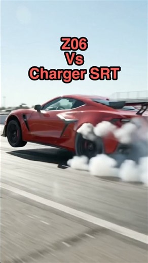 ZO6 & Charger SRT drag race #musclecar