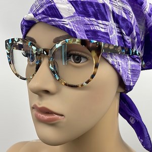 Artsy Colorful Zenni Optical Cat-Eye / Round Tortoise Glasses Frames