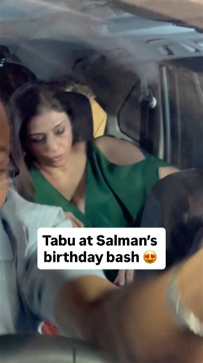 E24 Bollywood on Instagram: "Tabu arrived for Salman Khan’s birthday party. . . . #tabu #salmankhan #e24"