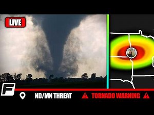 🔴 LIVE Storm Chasers - STRONG TORNADO THREAT - The Northern Plains