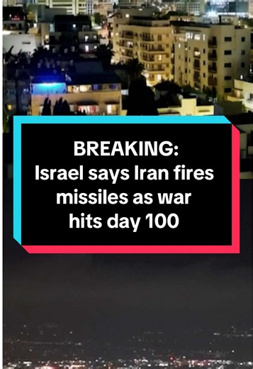 BREAKING: Israeli officials tell MS NOW that it has intercepted Iranian missiles as the war hits 100 days since it first began. MS NOW's Inzamam Rashid reports. #breakingnews #Israel #Iran