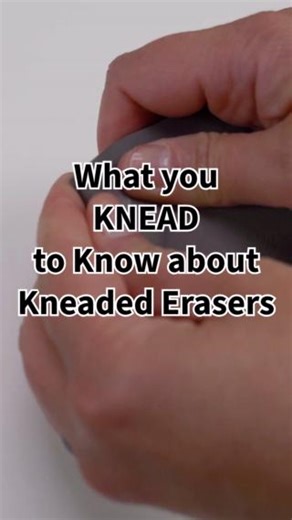What makes Blick Kneaded Erasers a knead-to-have? 🌚 🙌 Need a fine point for details? A broad edge for larger areas? Break off as much as you need to mold the perfect shape every time. 🏋🏽 Soft and pliable yet super strong, these babies lift graphite, charcoal, and even colored pencil with ease. ✨ Create subtle highlights, blend tones, and even add texture to your artwork. ♻️ One Blick Kneaded Eraser will outlast countless regular erasers, saving you money. Shop here: https://www.dickblick.com