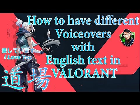 How to change your character voice language in VALORANT | Different Voiceovers with English text UD
