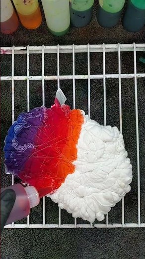 Tie dyeing a polo shirt 💥