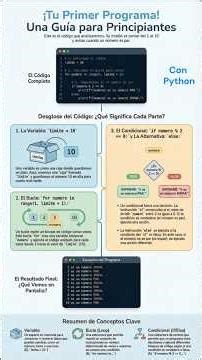 Video infografía sobre tu primer programa o segundo en Python