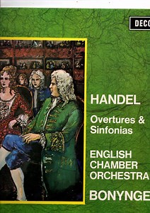 Handel, English Chamber Orchestra, Richard Bonynge - Overtures & Sinfonias