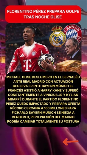 Florentino Pérez prepara golpe tras noche Olise