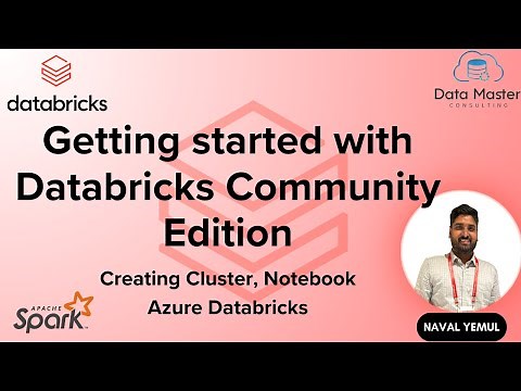 3. Getting started with Databricks Community Edition: Creating Cluster, Notebook | Azure Databricks