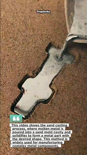 Molten Metal Sand Casting Process! #MetalCasting #FoundryWork #Manufacturing