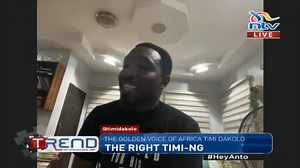 23 reactions · 5 comments | One on One with the Golden Voice of Africa, Timi Dakolo. #HeyAnto | NTV Kenya | Facebook