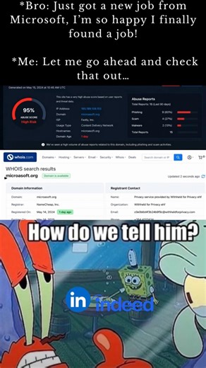 "You don't have a Job bro"