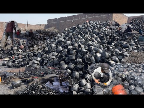 How Fantastic Millions Tons AC Compressors Recycle And Casting Aluminum Process
