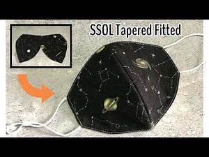 How to sew a 3-layer good fitting mask with reversible option (ample breathing space)