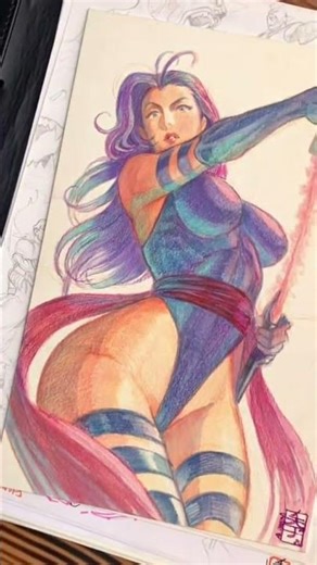 Psylocke #prismacolorpremier
