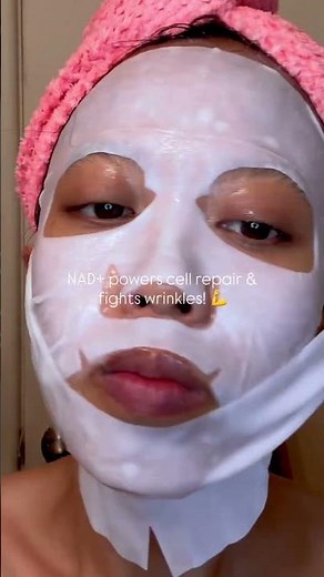 Unlock the ultimate glow-up with Numbuzin No.9 NAD+ BIO Lifting-sil Full Face Mask!