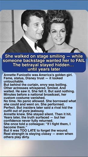 Annette Funicello: The Jealousy That Nearly Destroyed Her Live on TV