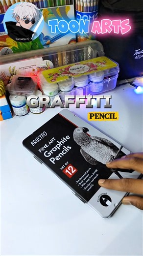 Graffiti artist pencil unboxing 🥹‪@hakusenpaiarts‬ #drawing #shorts #unboxing#aesthetic