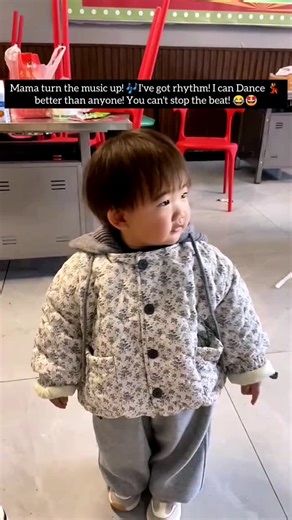 30 reactions | Mama turn the music up! I've got rhythm! I can Dance  better than anyone! #babydance #babyreels #funybaby #reels #cute | cute baby clips | Facebook