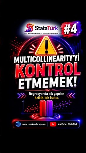 Regresyonda En Çok Yapılan Hata: Multicollinearity! | Akademide Sık Yapılan Hatalar #stata #doktora