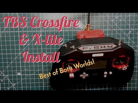 TBS Crossfire Frsky X-lite Install Guide - How To