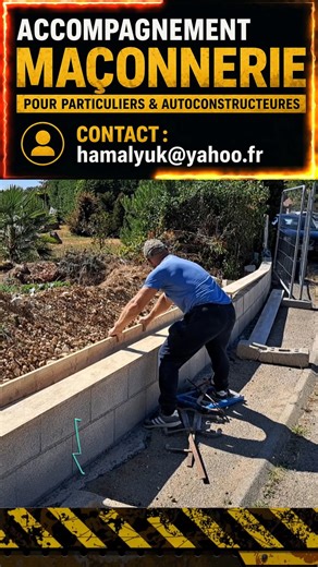 “Raté interdit ❌ coffrage et coulage d’une arrase comme un maçon”
