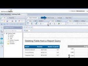 Deleting Fields From A Report