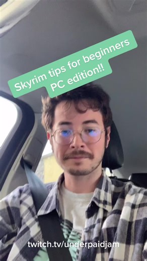 Some quick Skyrim tips for beginners!! #skyrim #pcgaming #fyp #fypシ #smolstreamer #gametips